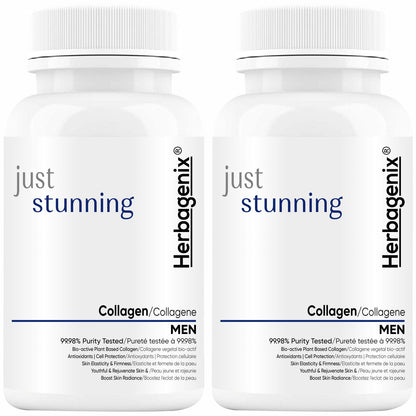 HERBAGENIX Collagen Supplements For Men, 120 Tablets (Pack 2)