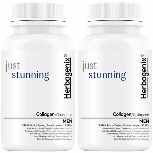 HERBAGENIX Collagen Supplements For Men, 120 Tablets (Pack 2)