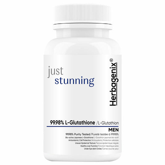 HERBAGENIX Glutathione-Tablets For Skin-Whitening For Men-60 Tablets