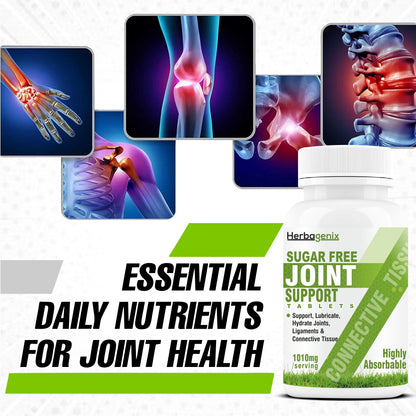 HERBAGENIX Joint Support Supplement For Joints Mobility & Lubrication-60 Tablets