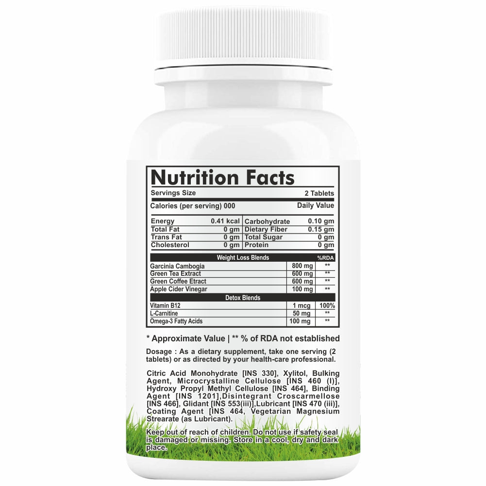 HERBAGENIX Fat Burners For Women, Belly Burner Weight Loss Ayurvedic Supplement-60 Keto Tablets