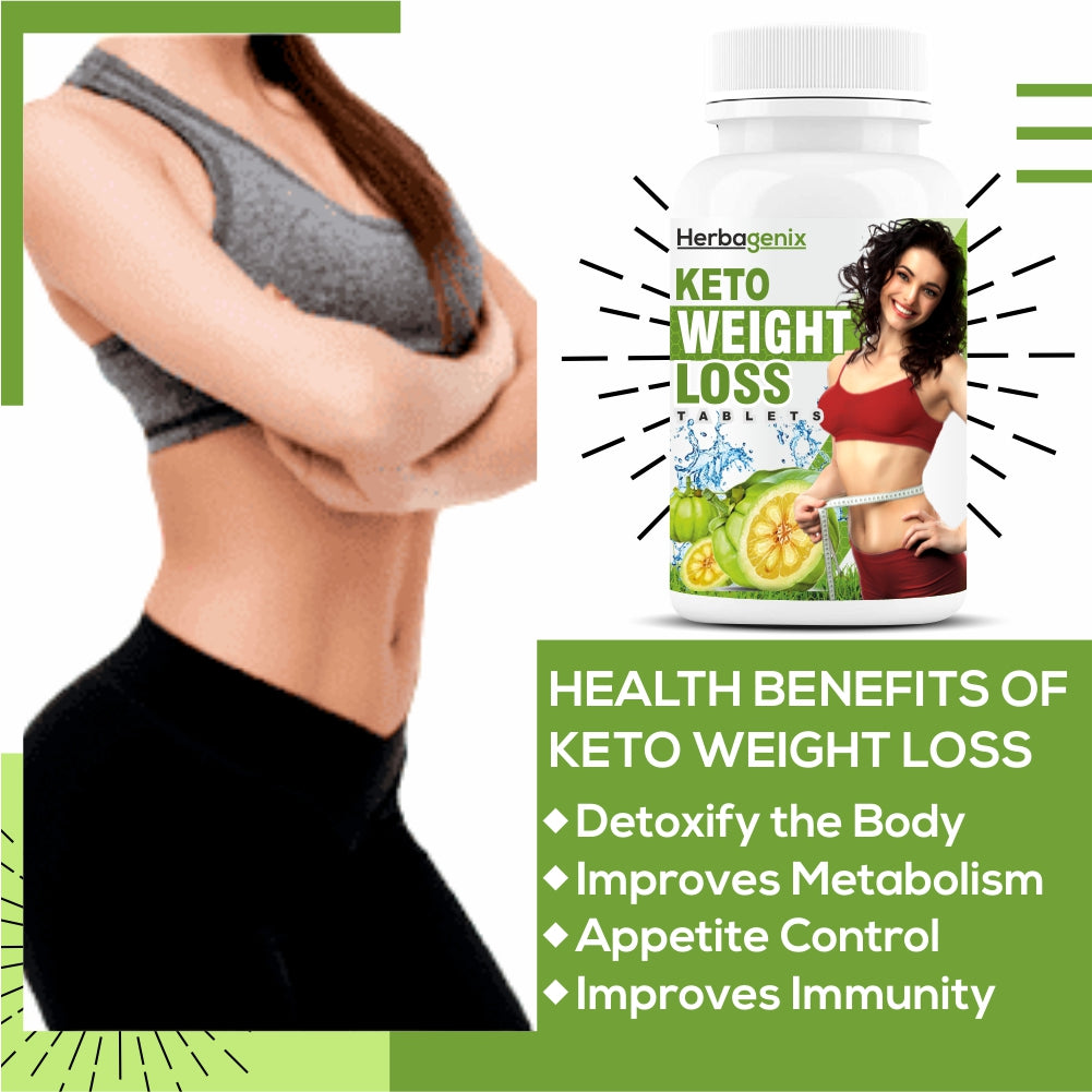 HERBAGENIX Fat Burners For Women, Belly Burner Weight Loss Ayurvedic Supplement-60 Keto Tablets
