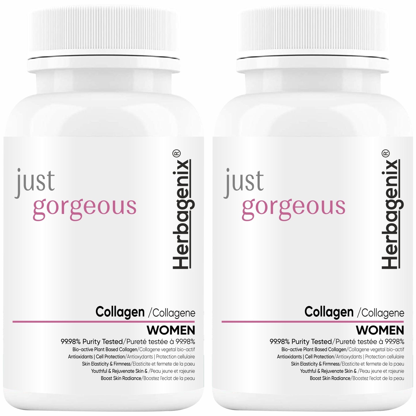 HERBAGENIX Collagen Supplements For Women, 120 Tablets (Pack 2)