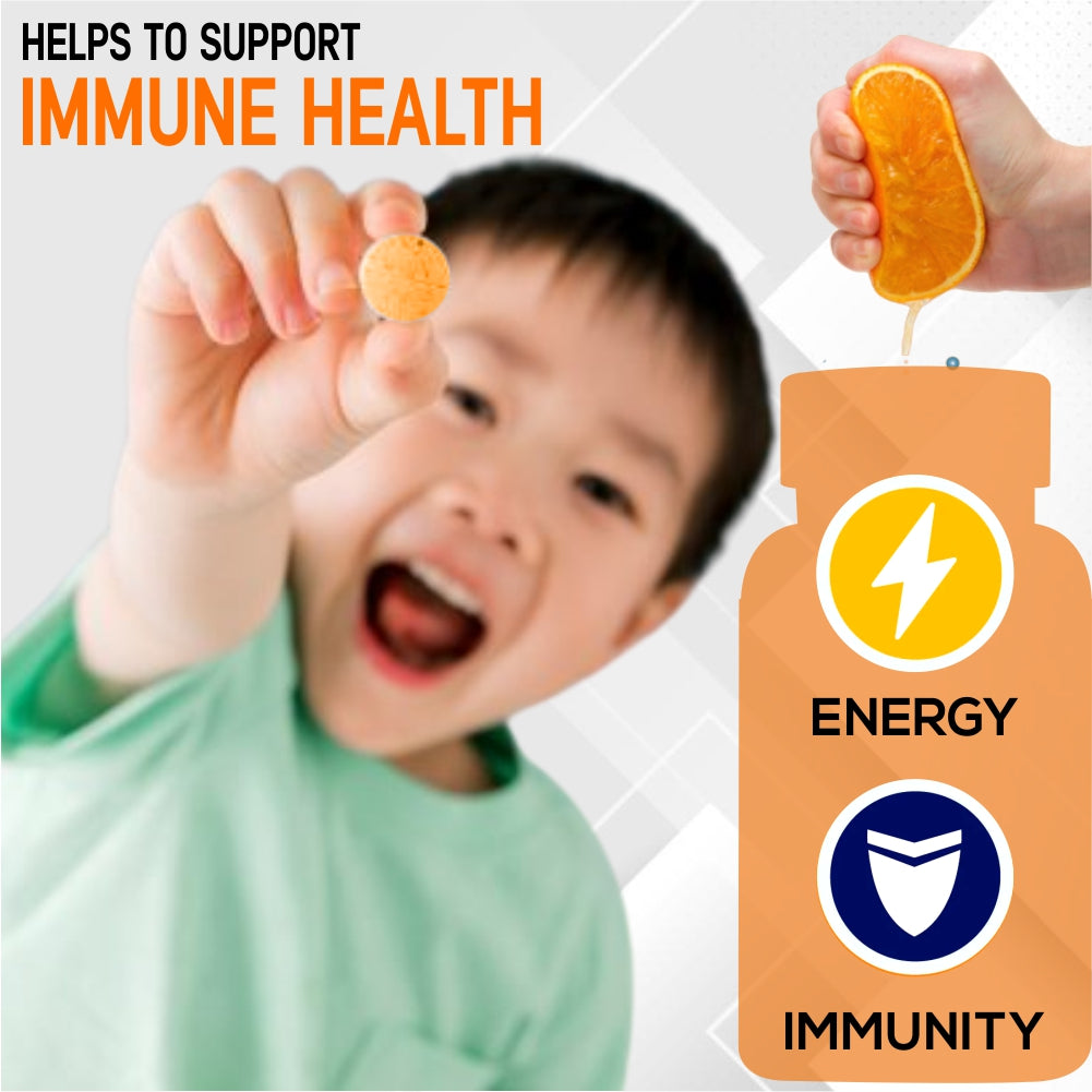 HERBAGENIX Vitamin C Tablet For Kids Chewable Tablets – 60